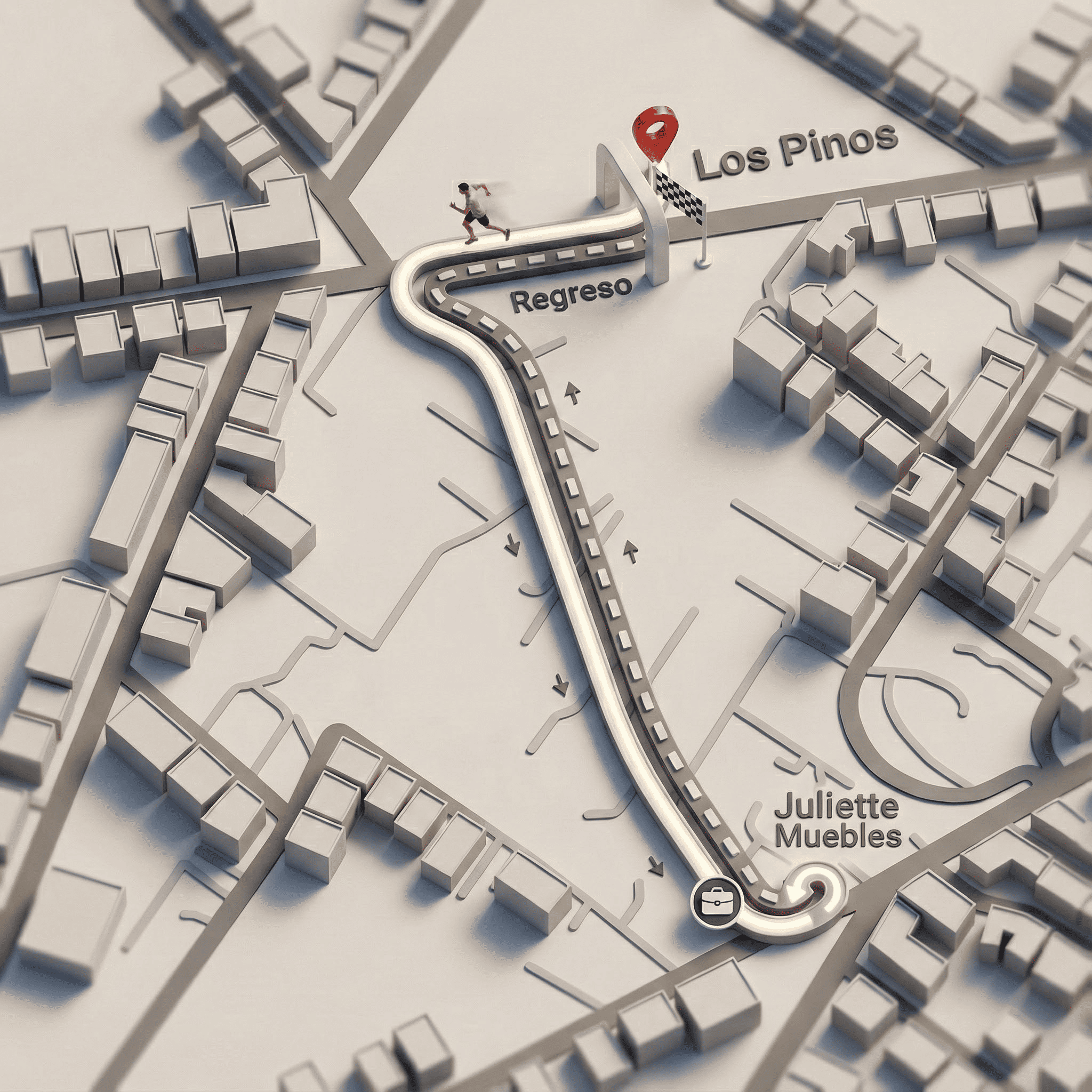 Ruta Los Pinos a Juliette